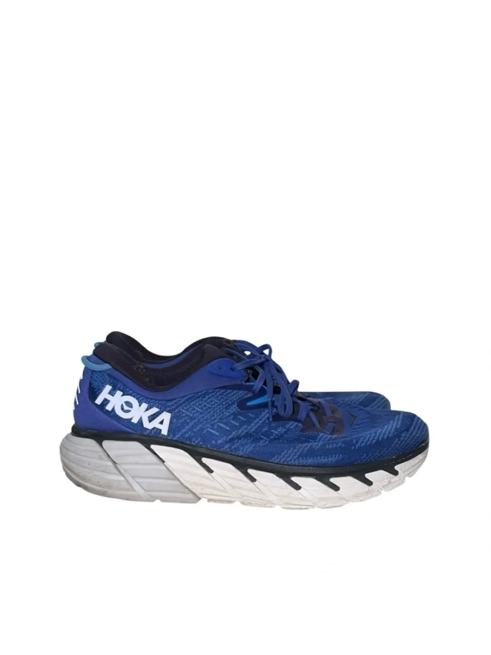 Hoka One One Gaviota 4 Blue Graphite Running Shoes Sneakers Men's Size 13D